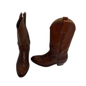 Frye Men's Brown Leather Western Cowboy Boots Size 10.5D